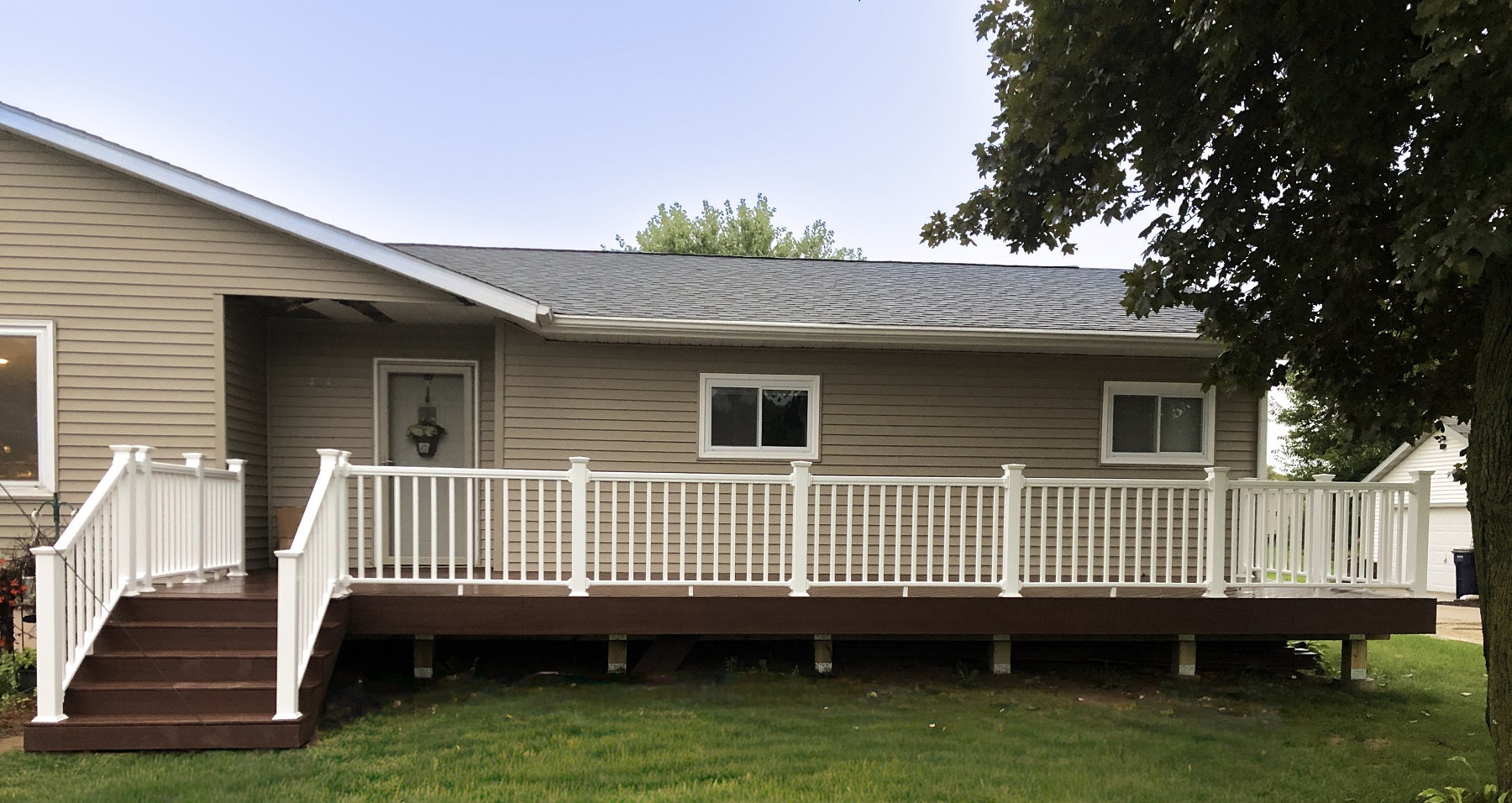 Well-constructed Wood Deck